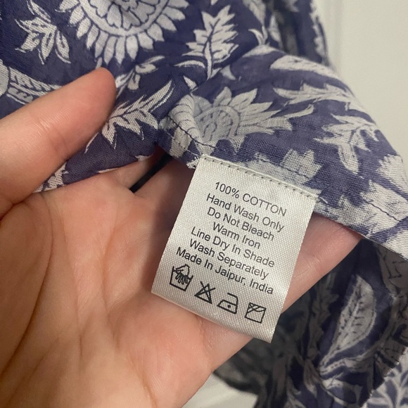 Daughters of India Kyra Mini Dress in Blue Iris - Picture 5 of 5